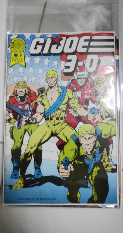 Gi Joe 3 D 1987 6 Books Comics Manga On Carousell