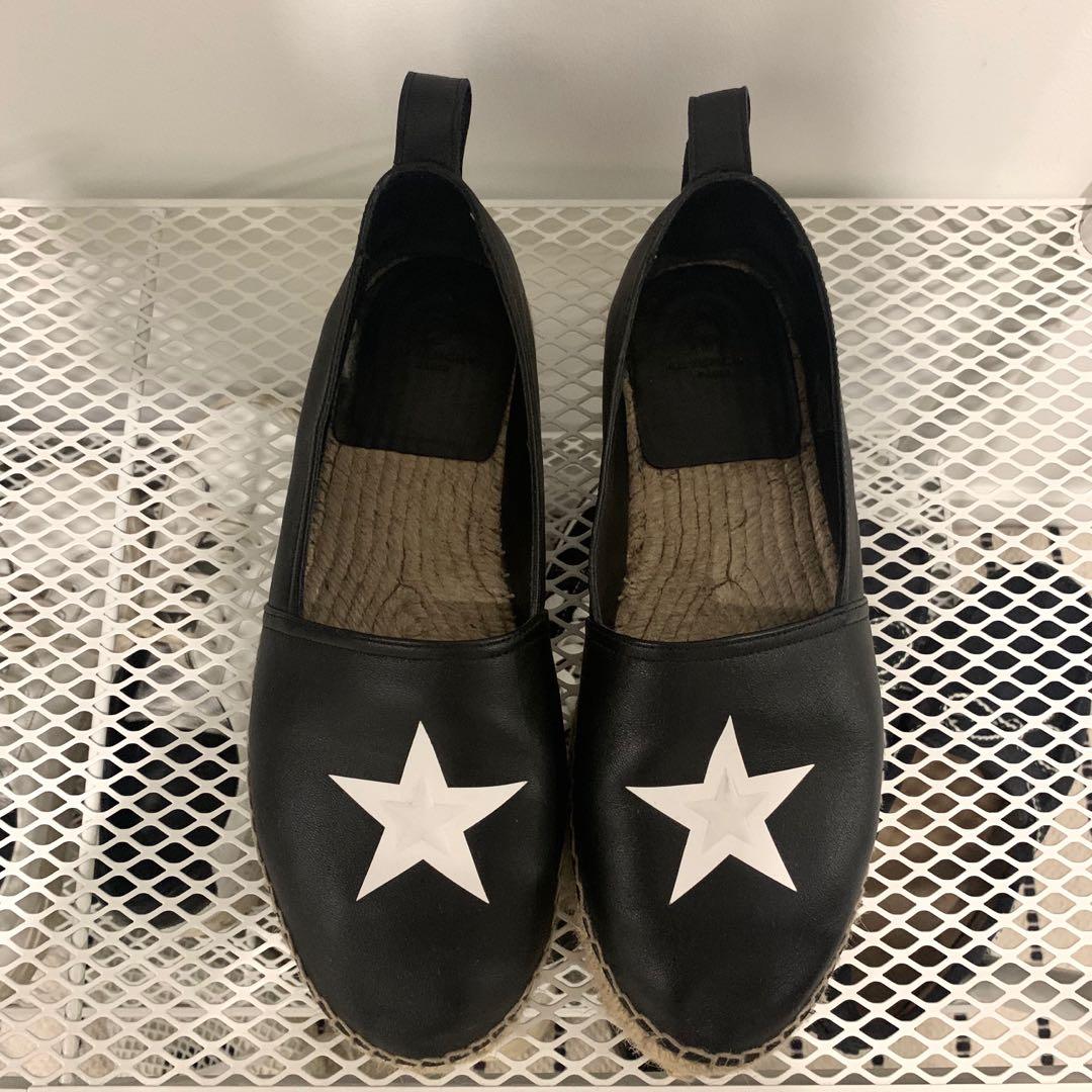 Givenchy Star Embossed Leather Espadrilles Men s Fashion