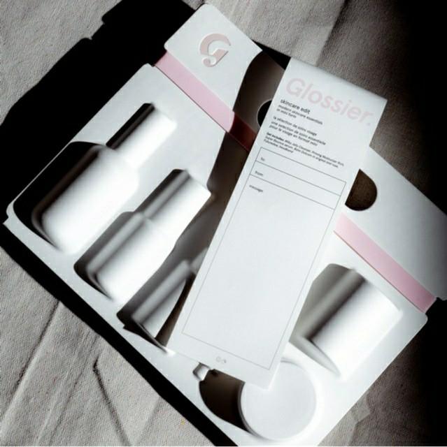 skincare edit glossier