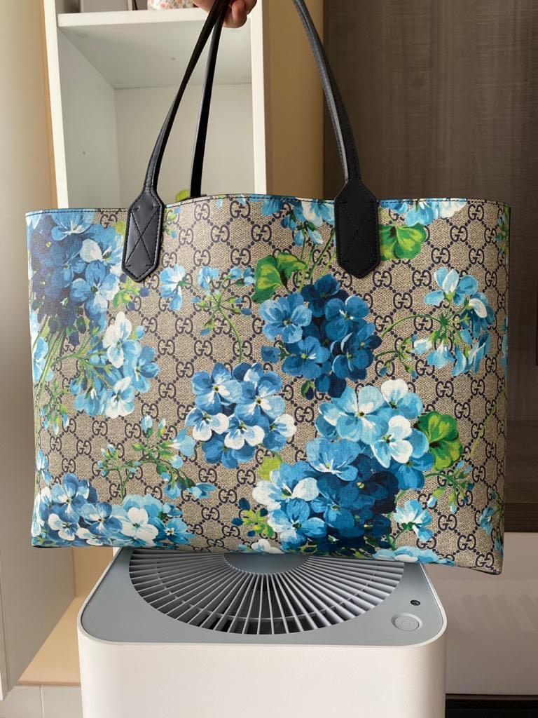 Gucci blooms best sale tote bag
