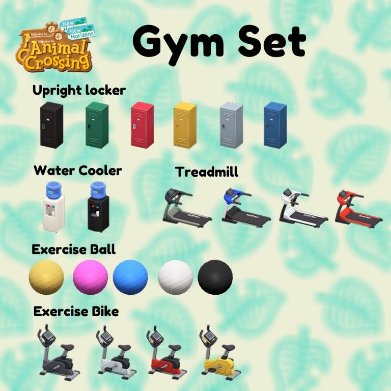 [ACNH GYM ITEMS] Complete Nook Cranny Furniture Items Animal Crossing