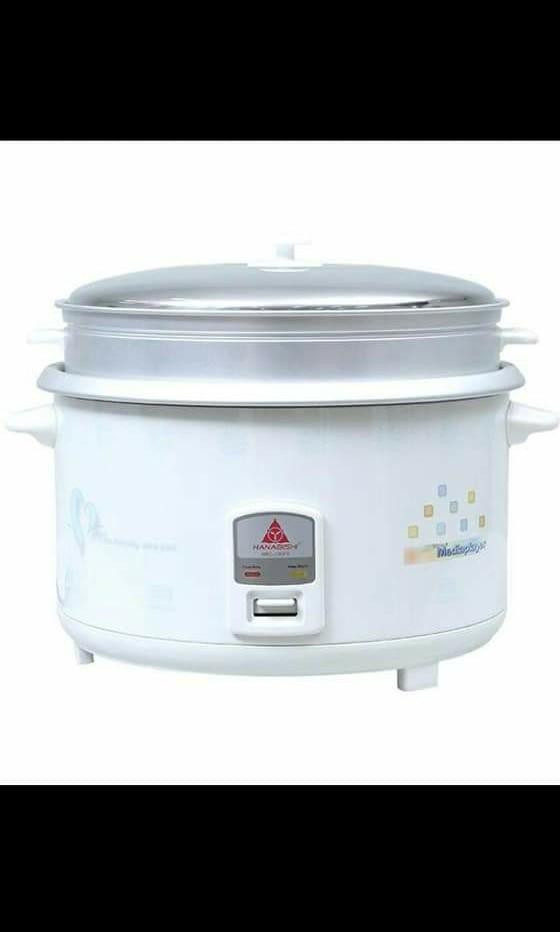 Hanabishi Rice Cooker 5 6 Liter 30 Cups Rice Home Furniture Home Appliances Other Kitchen Appliances On Carousell