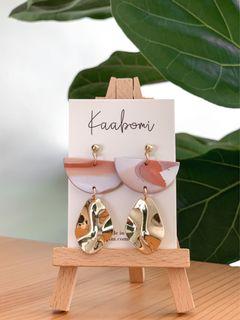 Handmade polymer clay earrings