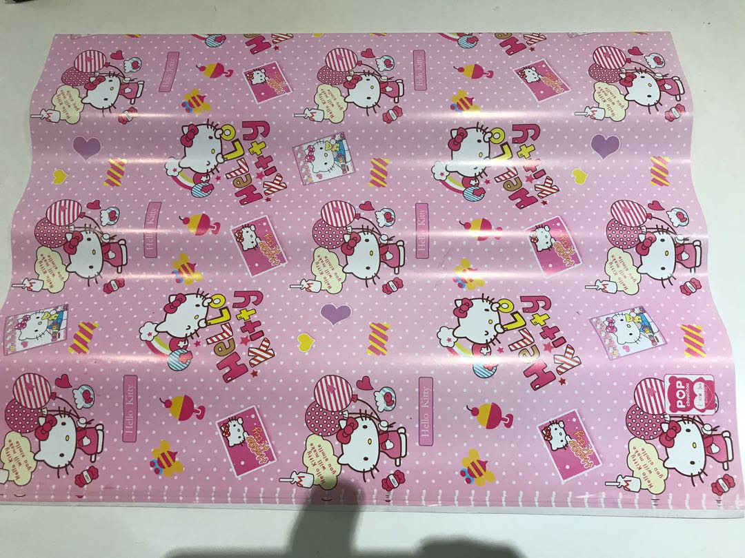 Hello Kitty Gift Present Wrappers Wrap Wrapping Paper, Hobbies & Toys