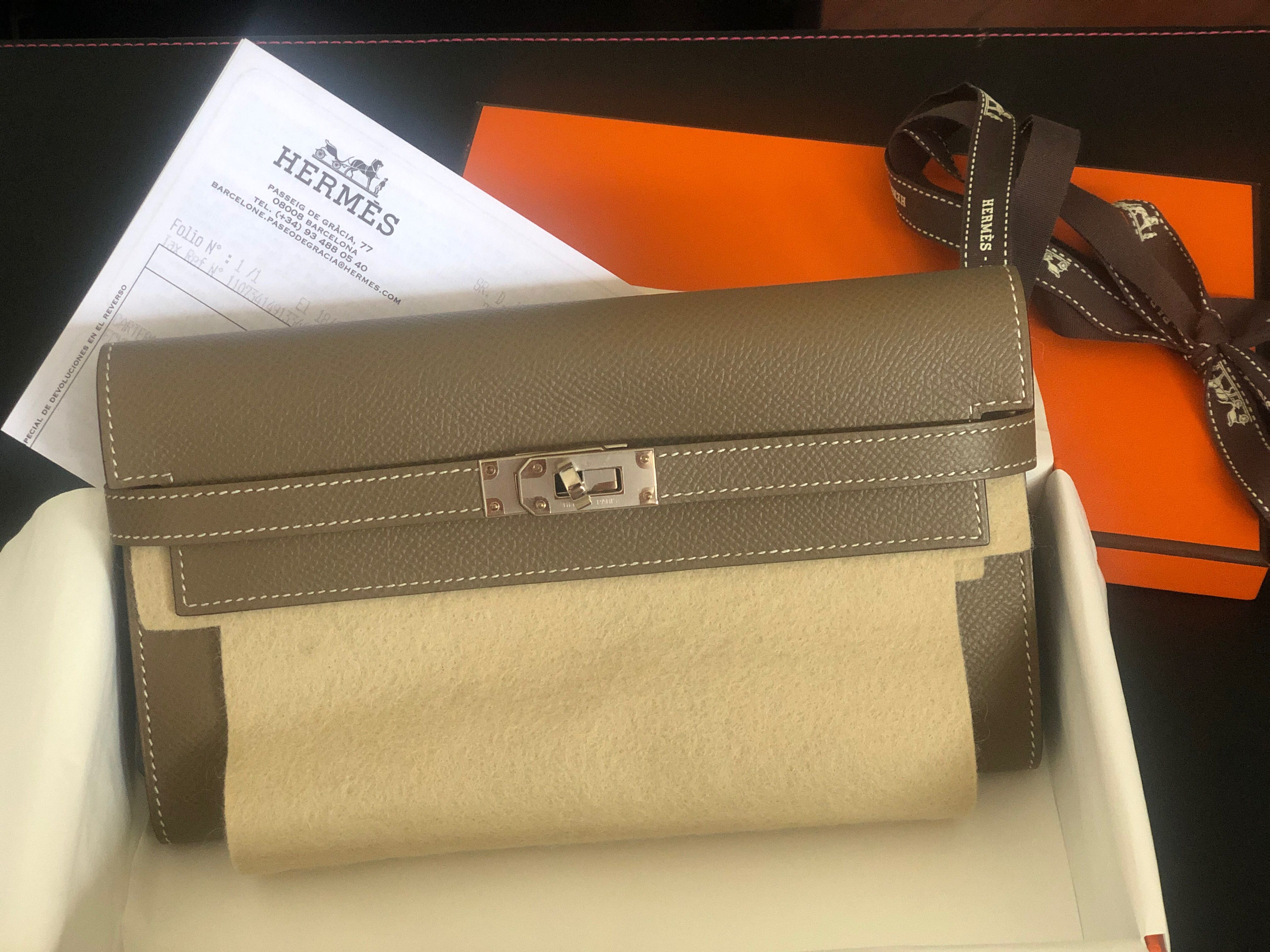 Hermes Kelly Leather Wallet Red - Up to 70% off at DDH