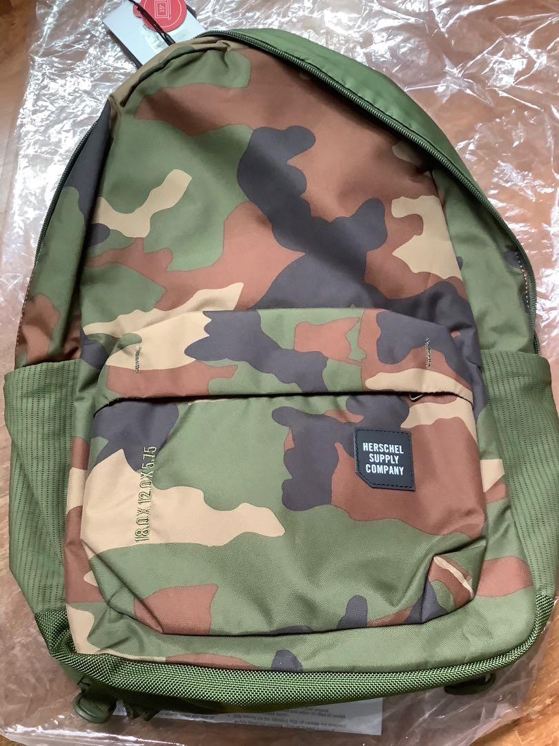 Herschel Rundle Backpack 24.5L Army Women s Fashion Bags Wallets Backpacks on Carousell