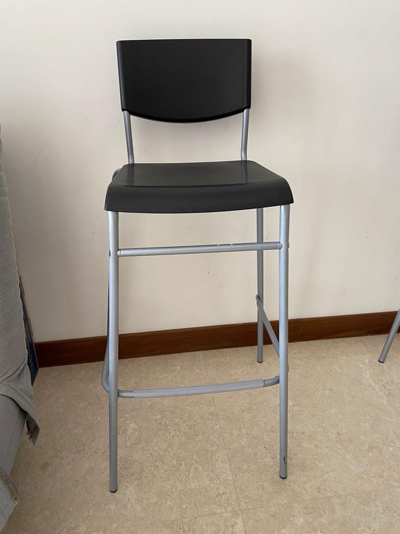 Ikea Bar Stool Stig 74cm High Chair Furniture Tables Chairs On Carousell