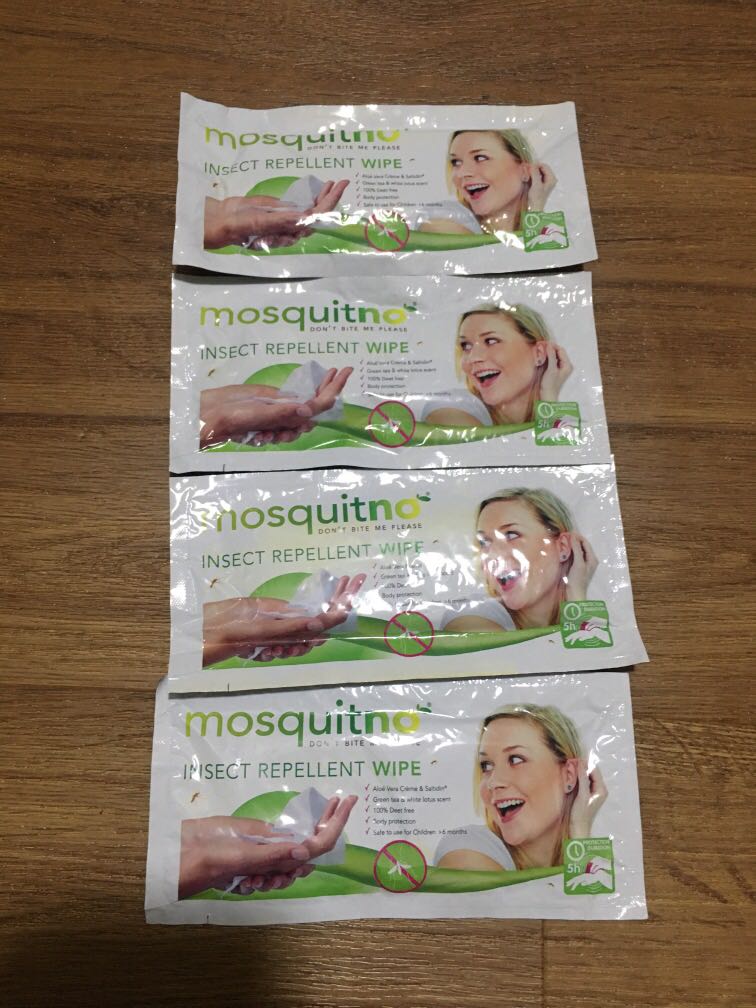 Insect mosquito repellent wipes, Babies & Kids, Baby Nursery & Kids Furniture, Other Kids
