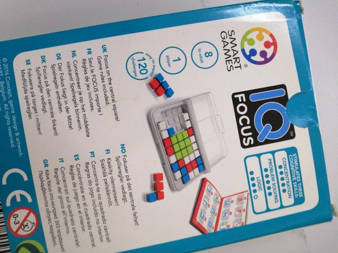 Iq Focus Smart Games Toys Games Board Games Cards On Carousell