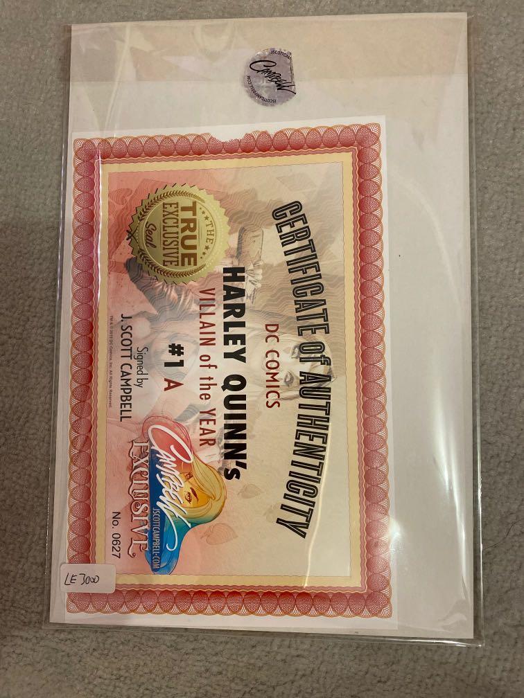 J scott campbell harley quinn, Hobbies & Toys, Memorabilia