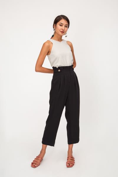 Kelso Paperbag Cigarette Pants, Women's 
