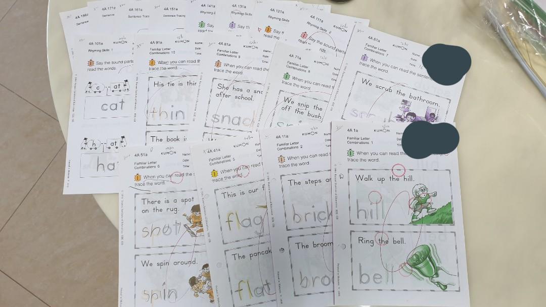 Kumon 4A worksheets, Hobbies & Toys, Books & Magazines, Assessment