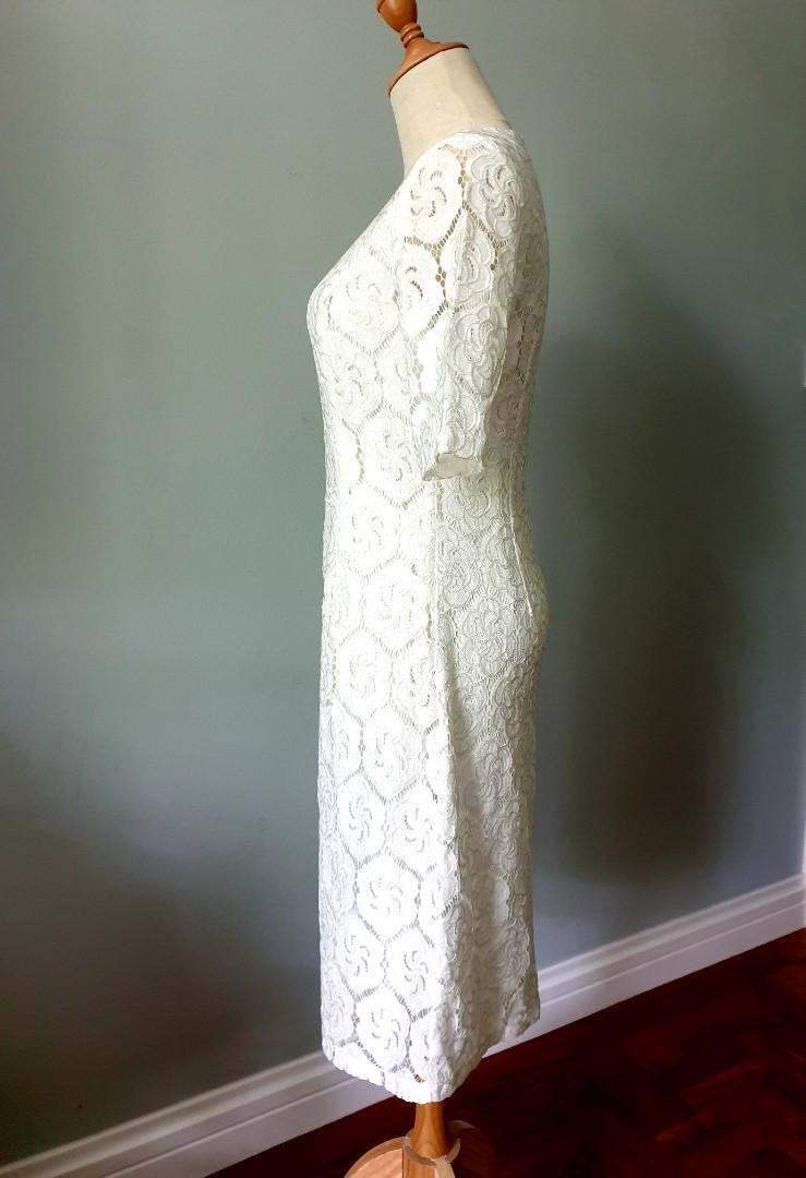 Laura Ashley Lace Dress UK 10 Women s Fashion Dresses Sets Dresses on Carousell