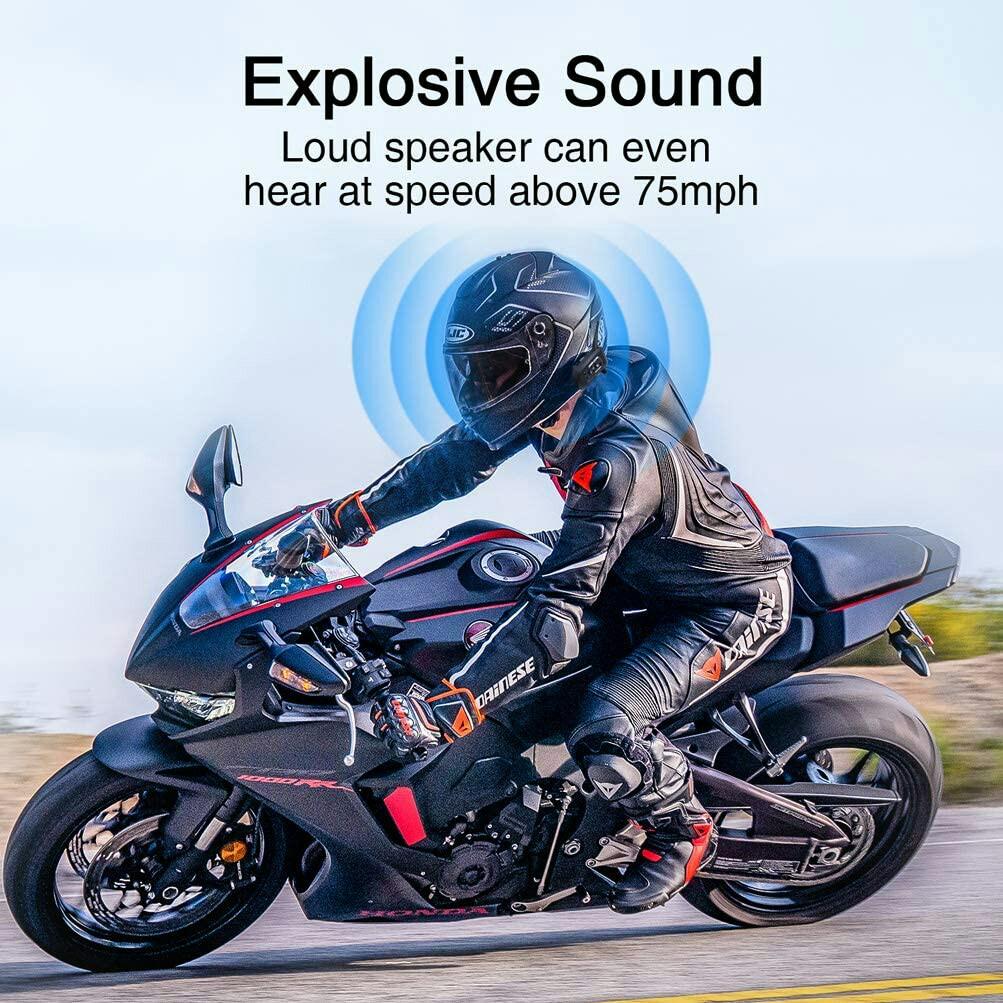LEXIN LX R6 2pcs BT Interphone Bluetooth Motorbike Motorcycle