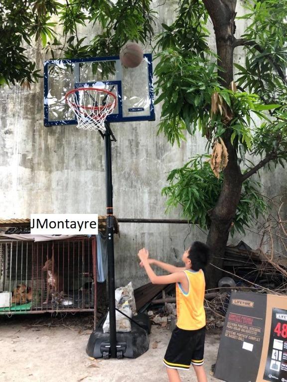 Lifetime Adjustable Portable Basketball Hoop 48 Inch Poly