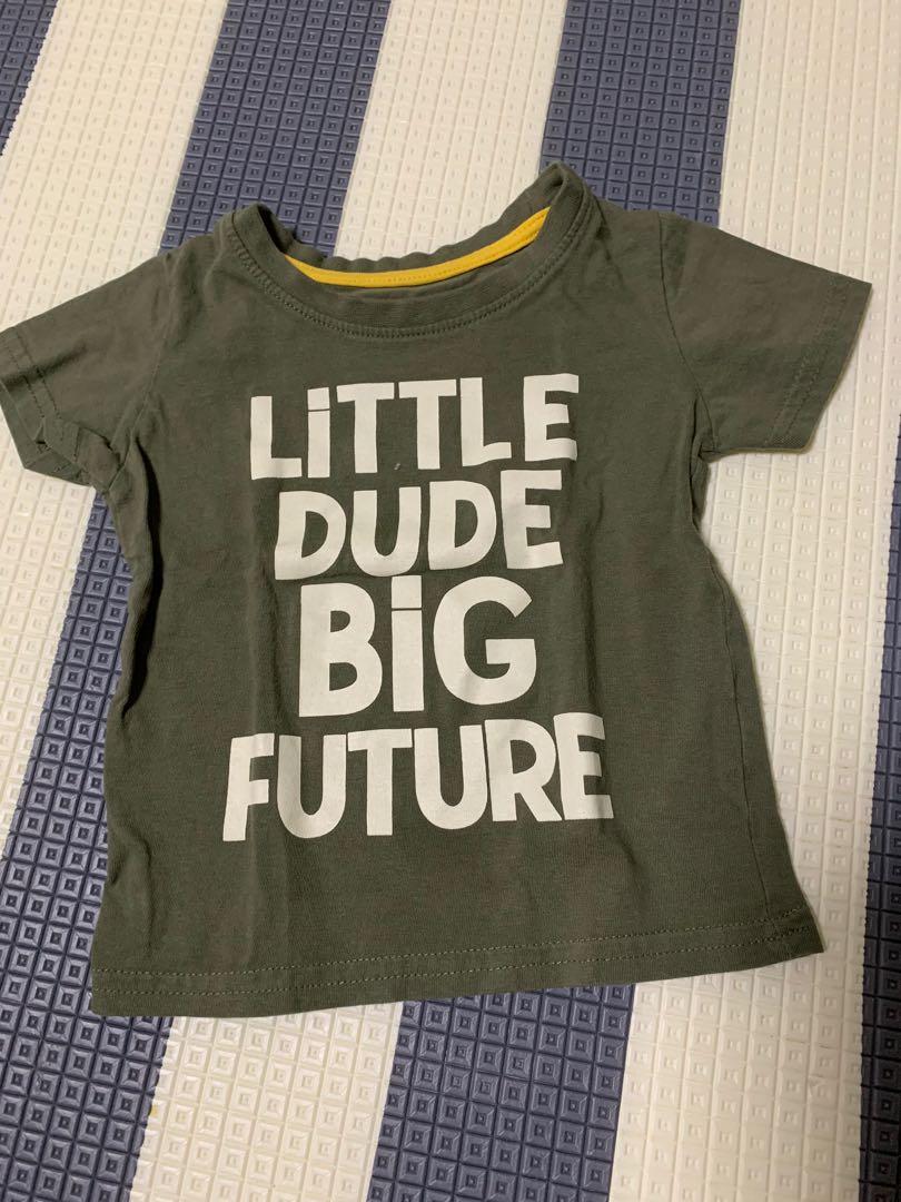 olive green baby boy shirt