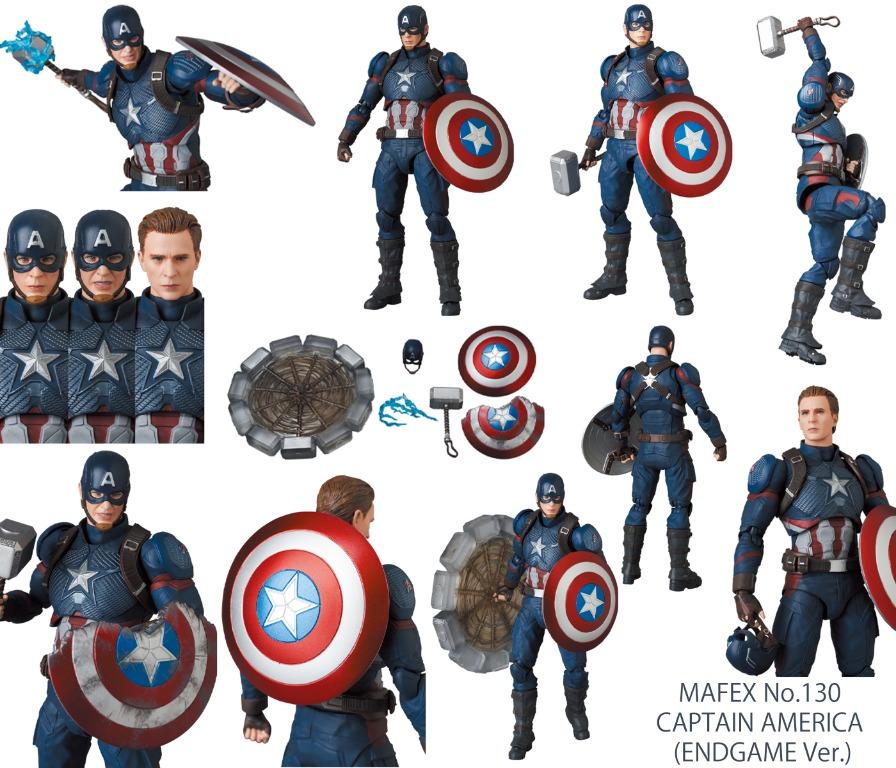 MAFEX No.130 CAPTAIN AMERICA (ENDGAME Ver.), Hobbies & Toys
