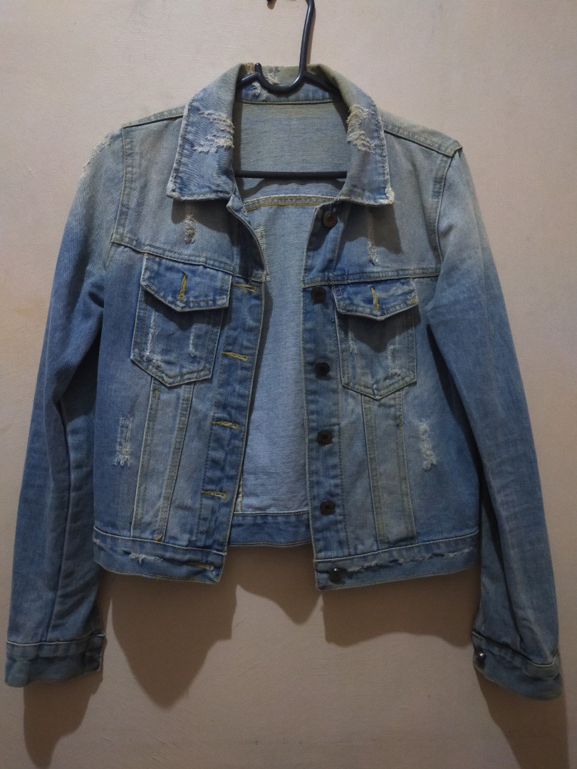 Maong na jacket shop