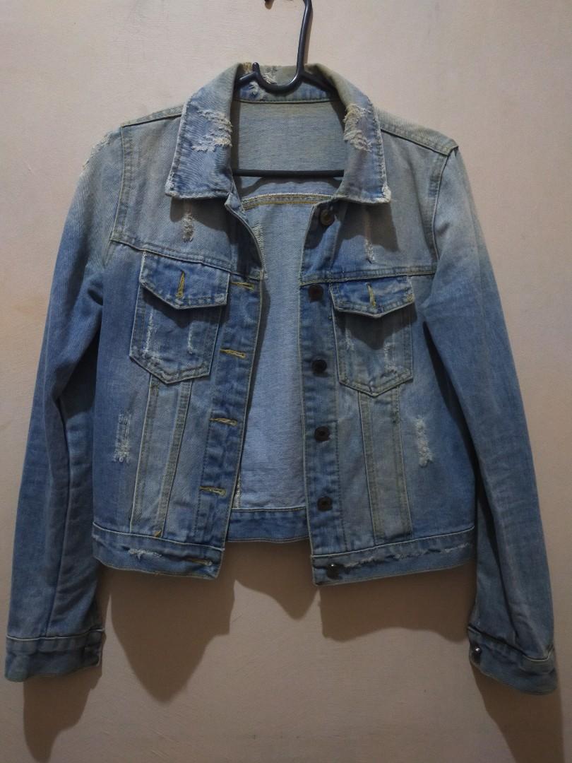 Maong jacket for womens Women s Fashion Coats Jackets and