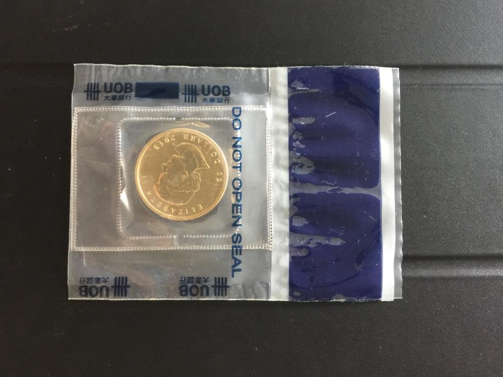 Maple Gold Bullion One Oz 2013 With Uob Sealed Packaging Hobbies Toys Memorabilia Collectibles Currency On Carousell