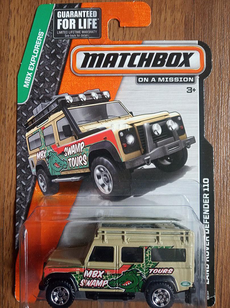 matchbox land rover defender