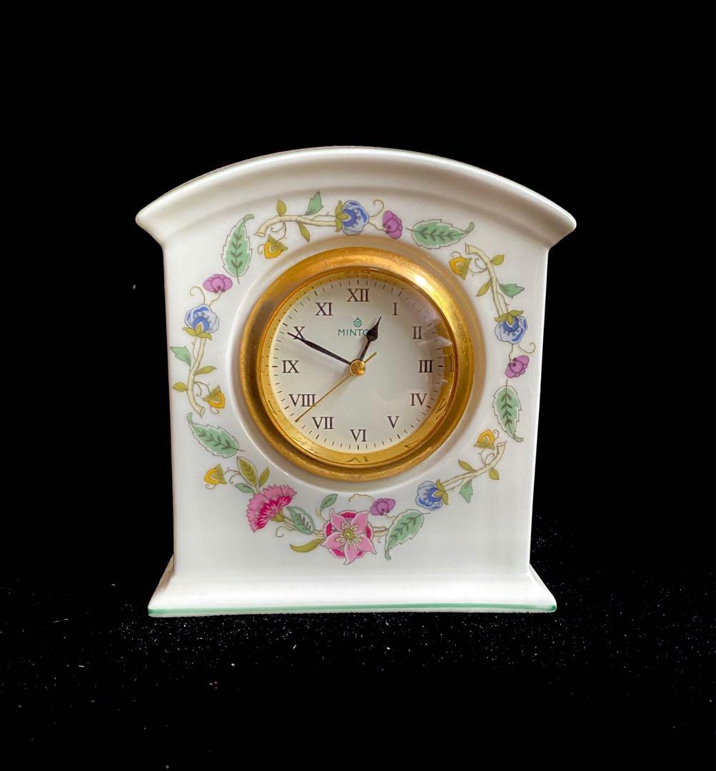 ♥️Minton Haddon Hall Trellis Clock, Hobbies & Toys, Memorabilia ...