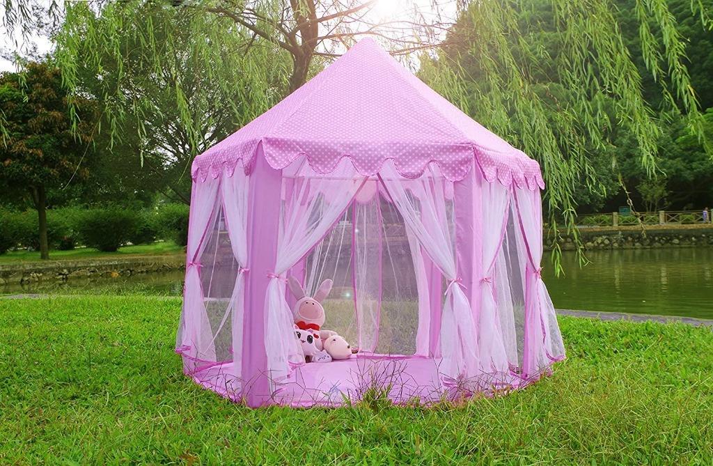 Kids castle tent online