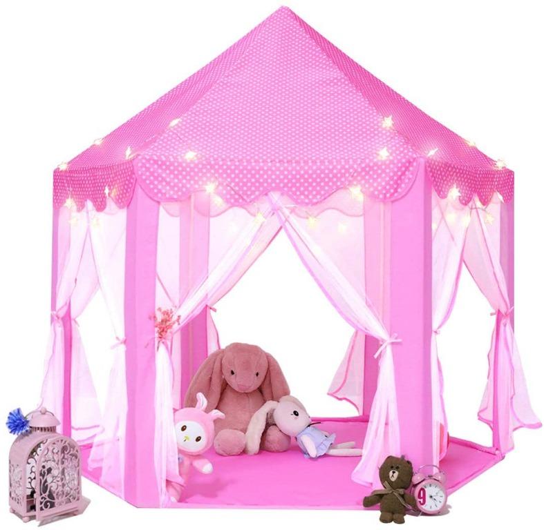 Monobeach Princess Tent Girls Large Playhouse Kids Castle Play