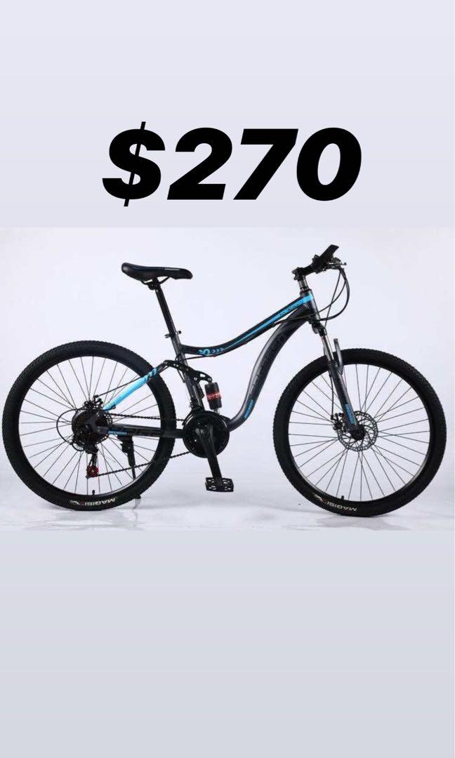 cheap double suspension bikes