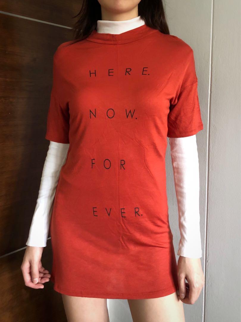 Hxxm burnt orange dress Clearance