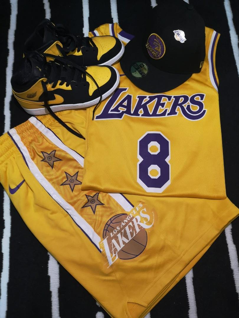 Nike Nba Swingman Shorts La Lakers City Edition Sports Athletic Sports Clothing On Carousell