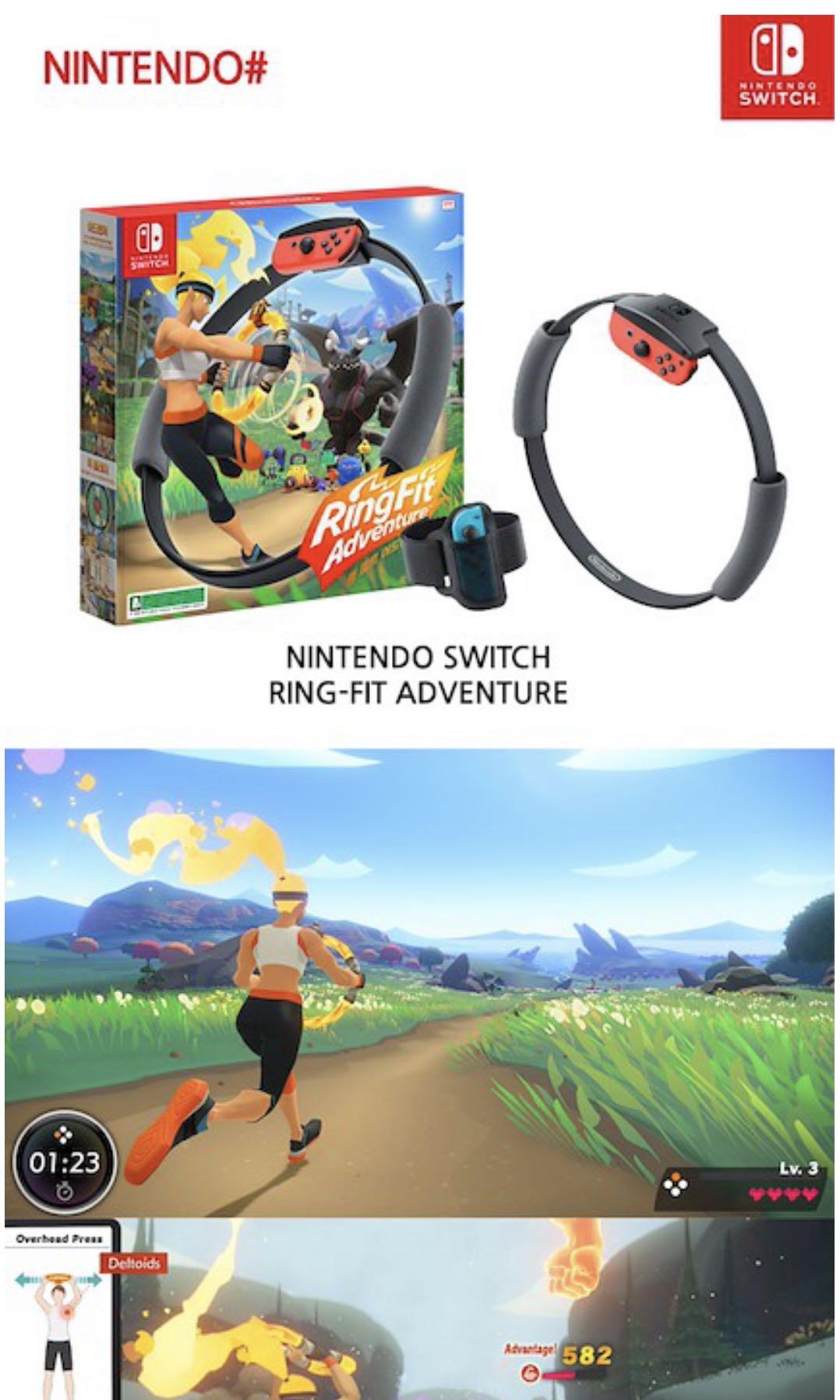 nintendo ring fit accessories