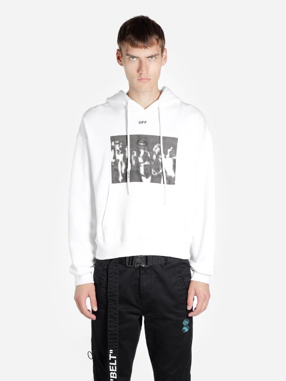 off white graffiti hoodie