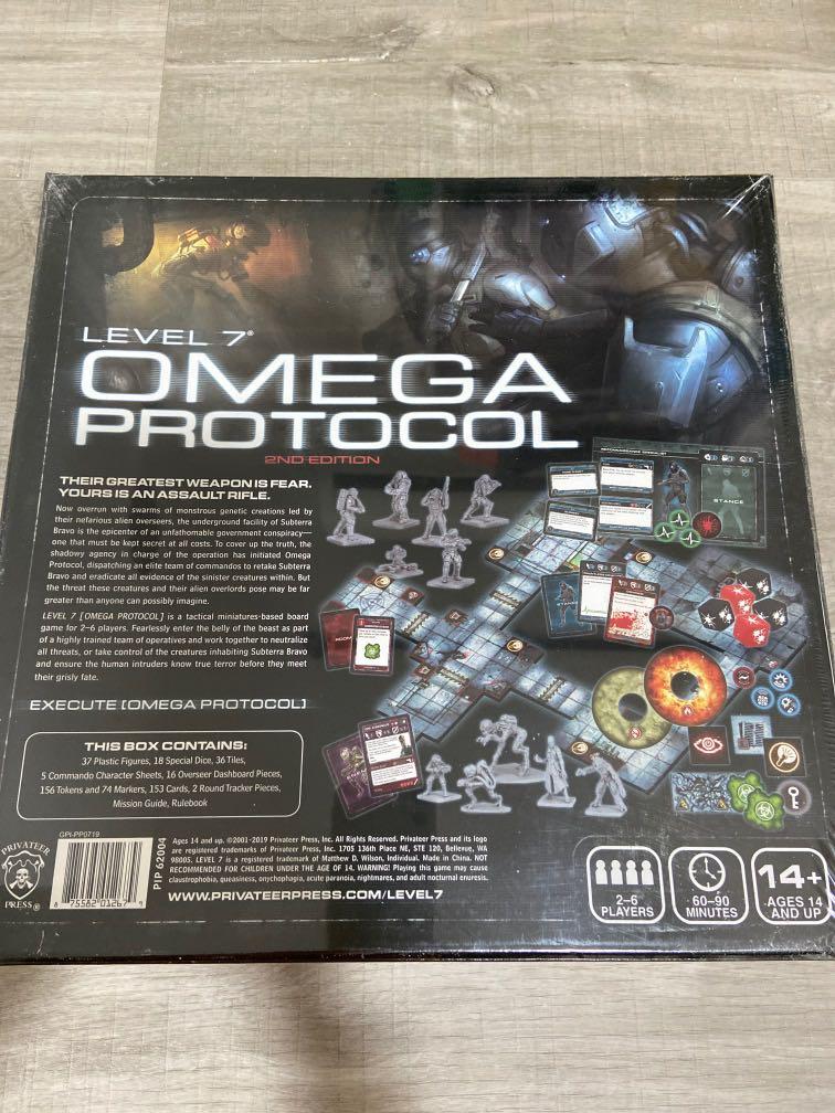  Privateer Press Level 7 Omega Protocol Board Game : Toys & Games