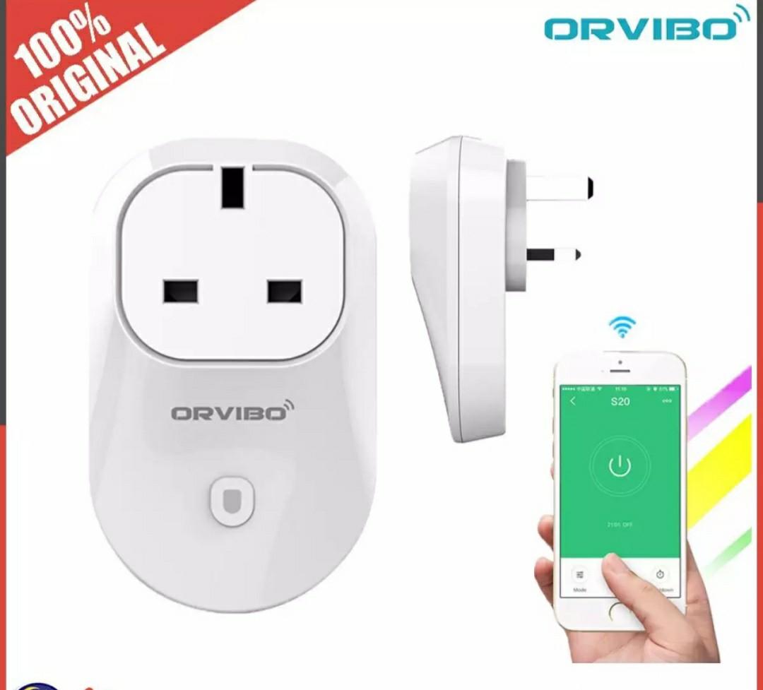 ORVIBO Smart WiFi Socket Mobile Remote Control Socket S20 Easy Setup with WiWo apps