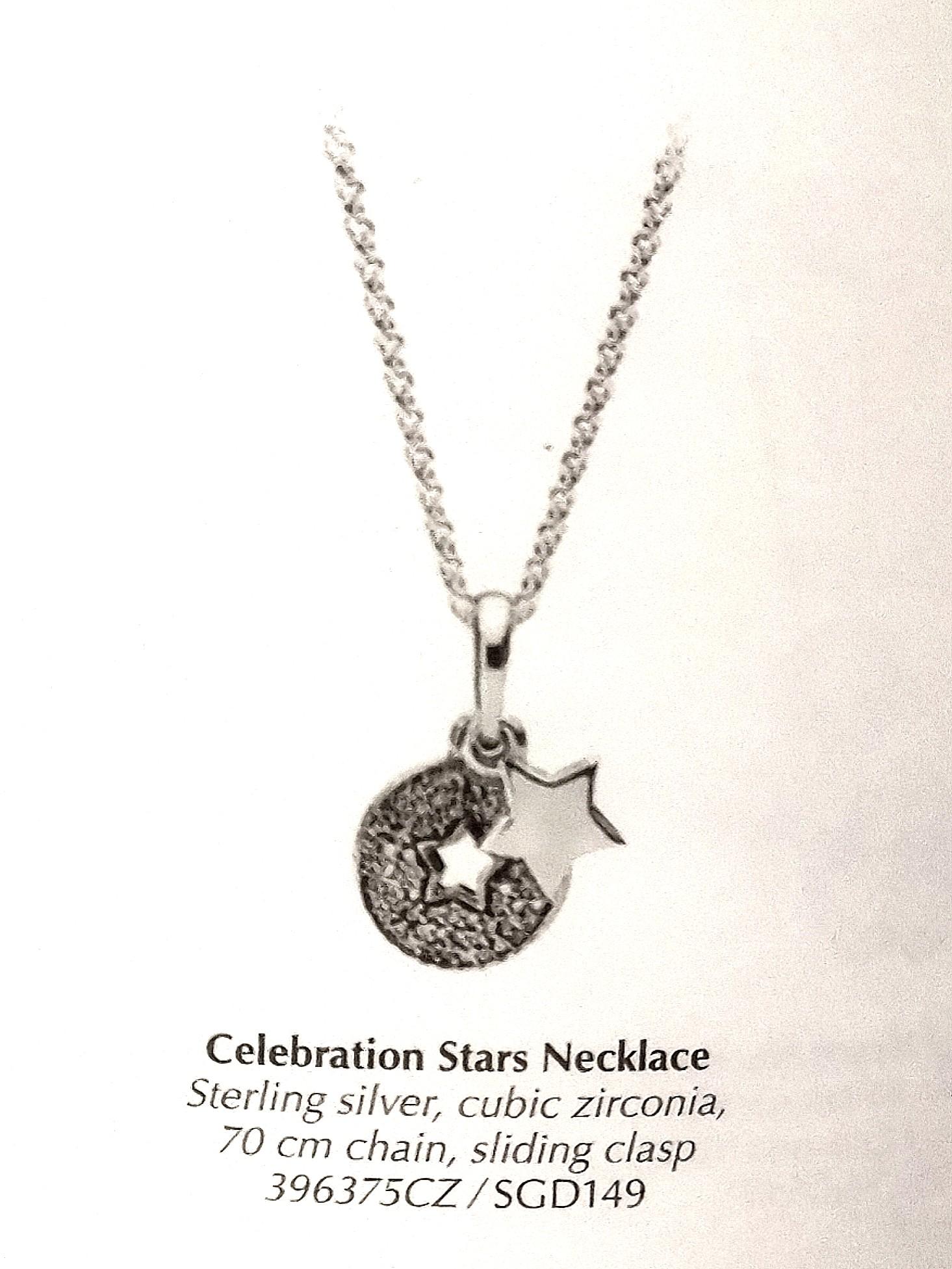 Pandora Celebration Star Necklace Authentic