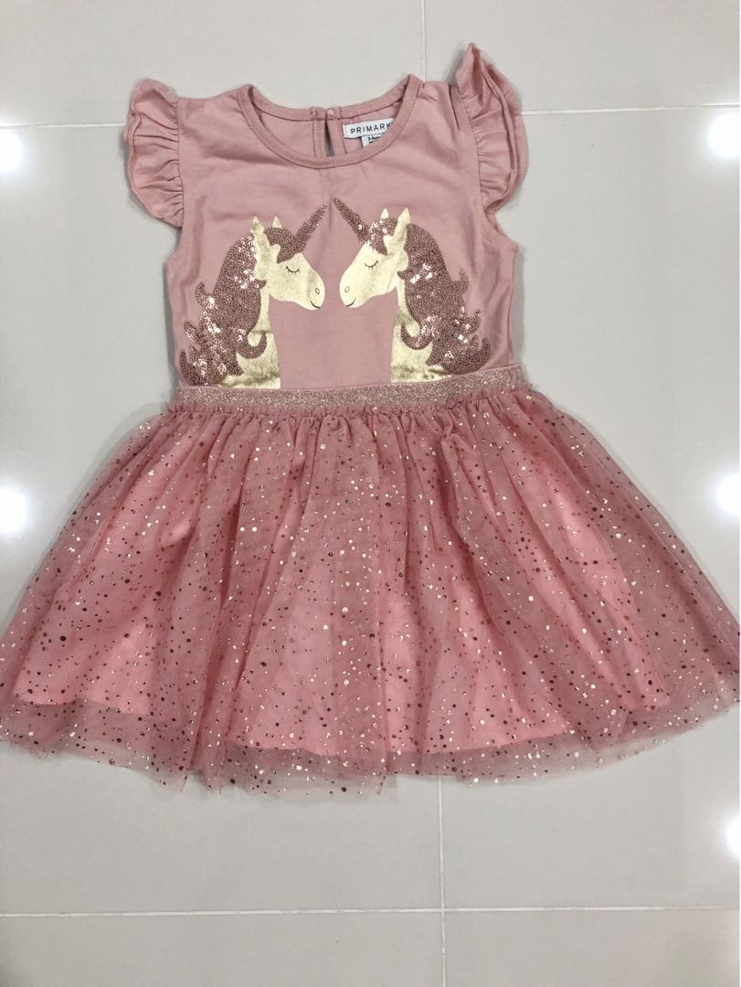 Primark Unicorn Glitter Tutu Dress 