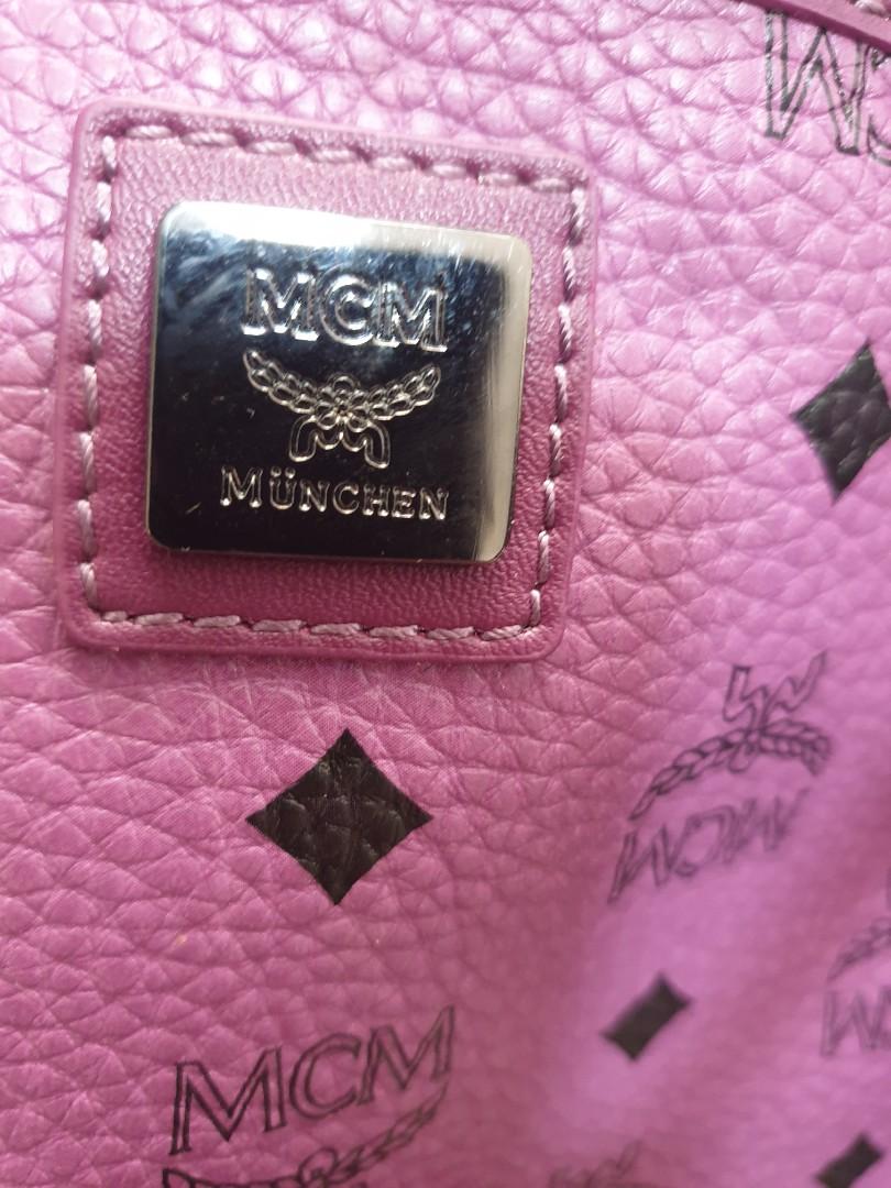 Purple mcm bag outlet