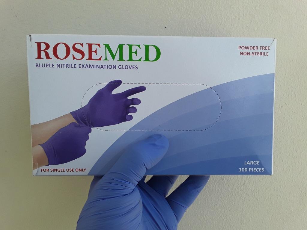 ROSEMED NITRILE GLOVES CEBU, Health & Nutrition, Medical Supplies