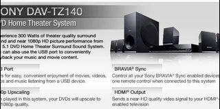 sony 5.1 surround sound system price