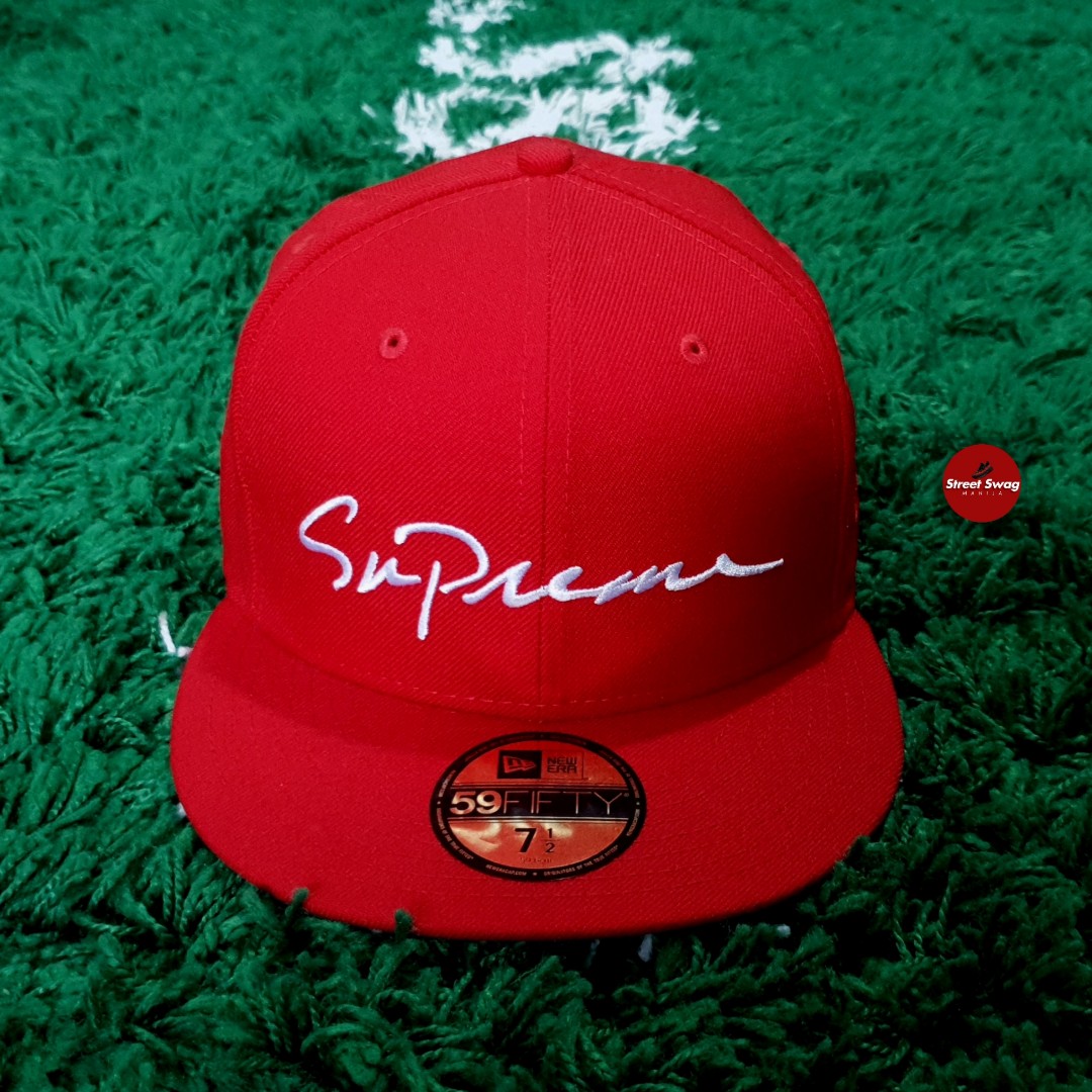 supreme classic script beanie