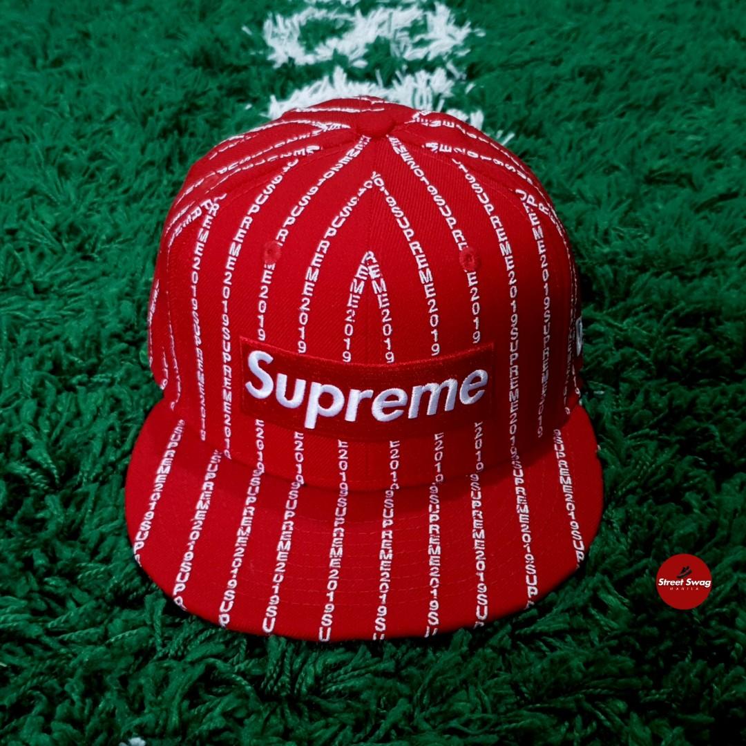 Supreme text stripe sale
