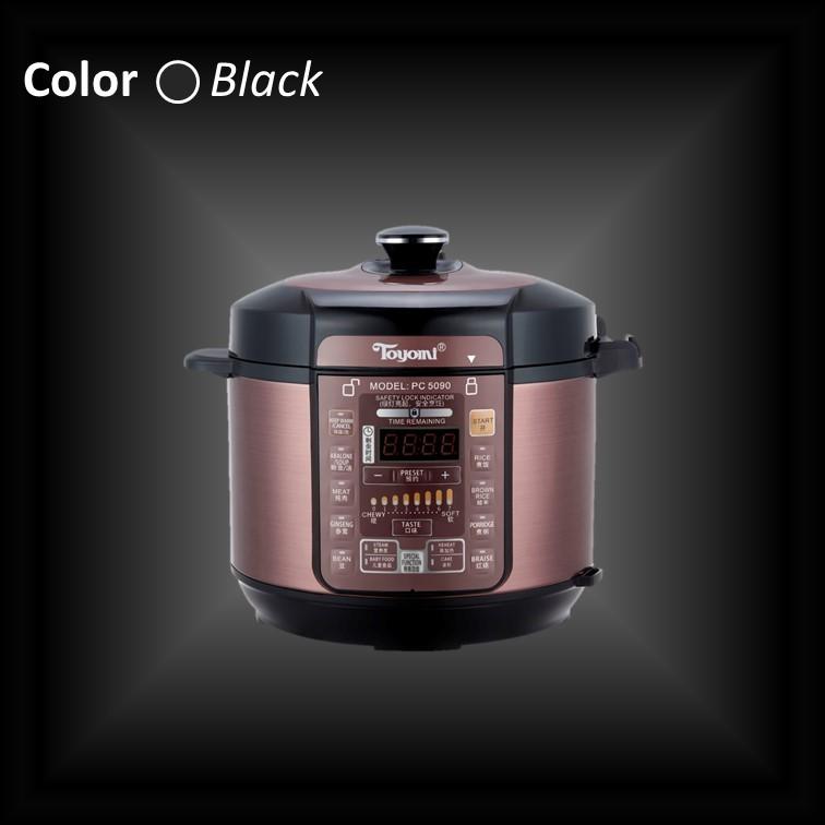TOYOMI Electric Pressure Cooker & Rice Cooker 5.0L PC 5090, Home