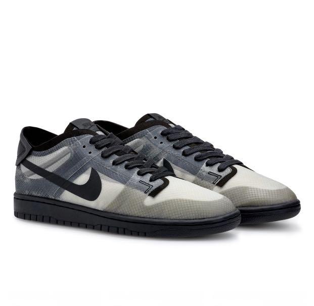 X nike dunk low transparent sneaker comme des garçons clearance