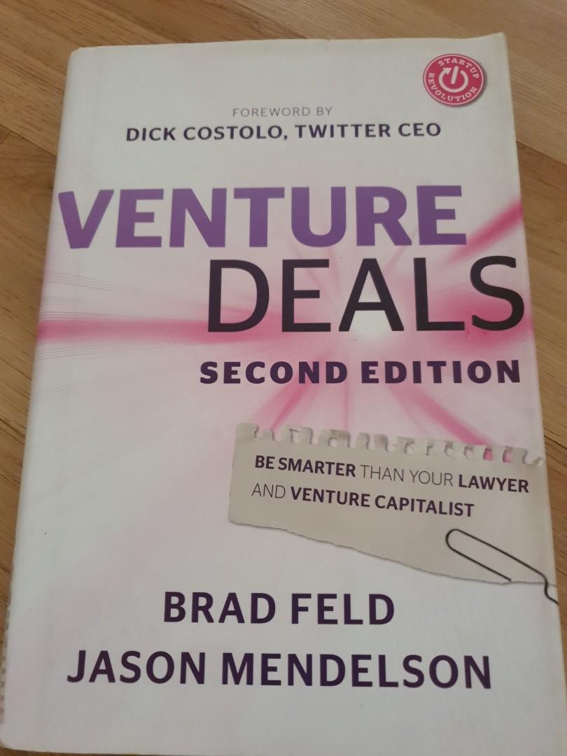 Venture Deals By Brad Feld Jason Mendelson Textbooks On Carousell