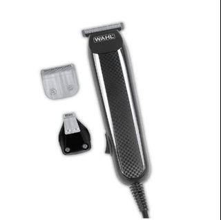 Wahl 9686 PowerPro Corded Face Beard Nose Ear Hair Clipper Trimmer Detailer Shaver Razor Groomer Grooming Kit 110V