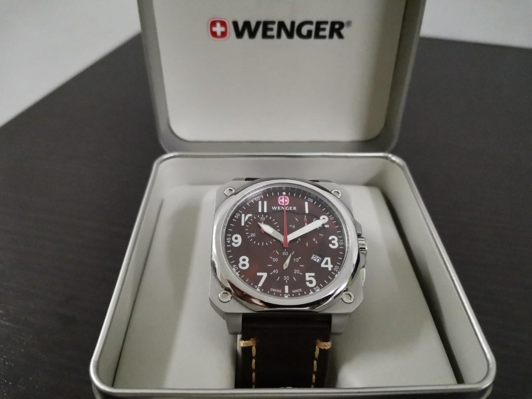 Wenger Swiss Made Aerograph Chronograph Watch, Men's Fashion, Watches