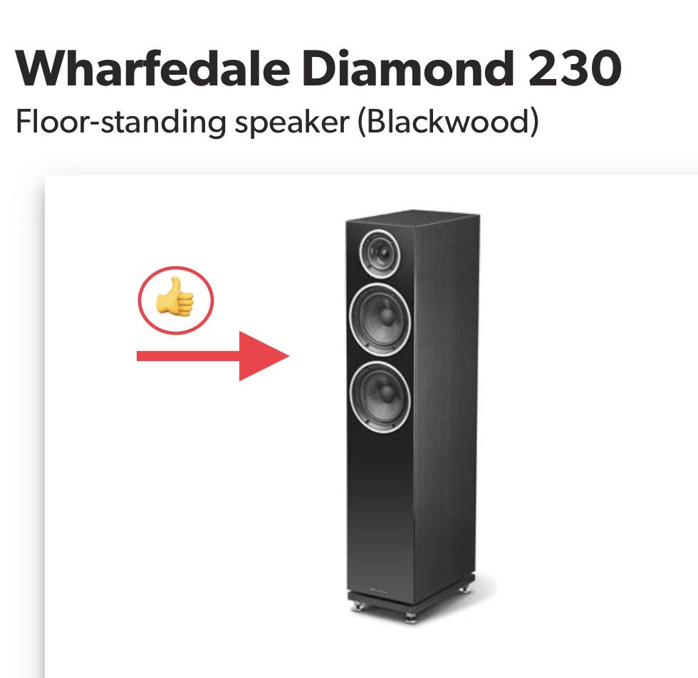 wharfedale diamond 230 speaker