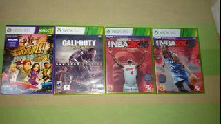 XBOX 360 GAMES: NBA 2K14, NBA 2K15, Call of Duty Advanced Warfare, Kinect Adventures