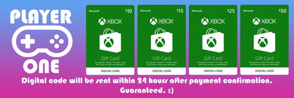 xbox gift card digital code